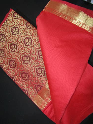 Tissu brocart de soie rouge sans pli pour costume historique rigide