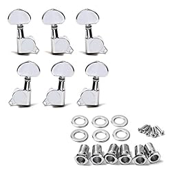 Healifty Lot de 6 chevilles 3L3R scellées pour guitare électrique – Mécaniques chromées avec vis de montage, viroles… - Les Beatles, Paul McCartney, John Lennon, RIngo Starr, George Harrison Healifty Lot de 6 chevilles 3L3R scellées pour guitare électrique - Mécaniques chromées avec vis de montage, viroles… – Image 7