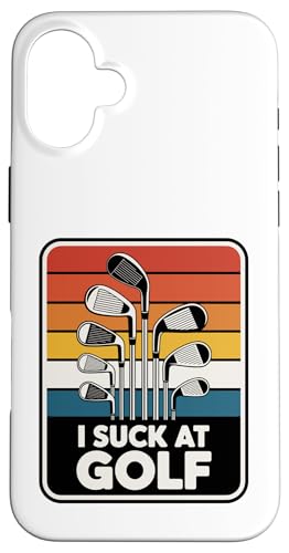 I Suck At Golf Joke ʔSt s Ȓj St X}zP[X iPhone 16 Plus p