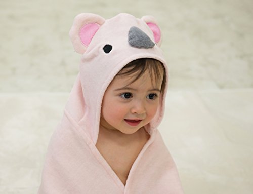 DEIGO フードバスタオル コアラ ピンク 0-24ヶ月 #5905