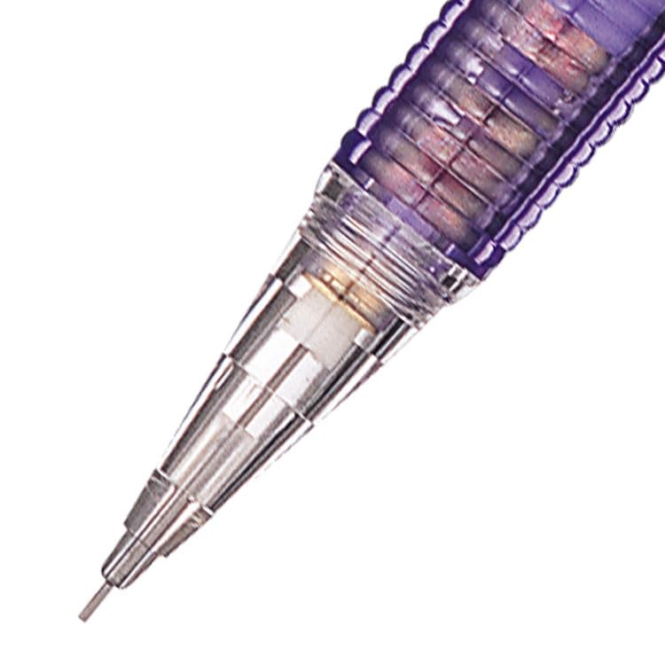 Pentel Fiesta AX125WS-12 - Set 12 Portamine 0.5 Mm Con Gomma E Clip - Colori Pastello Con Corpo Blu E Impugnatura Ergonomica In Gomma