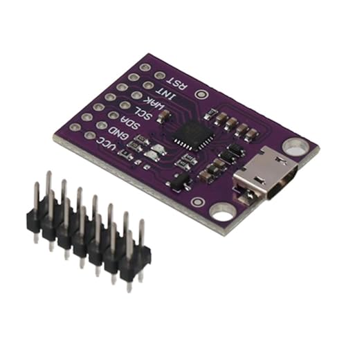 SHUATI MCU-2112 Communication Module, CP2112 Debug Board, 2.0 MicroUSB Sensor Blocks USB to SMBus I2C Debugging Board, Serial Adapter Module 2112 Evaluation Kit CCS811 Sensor Module