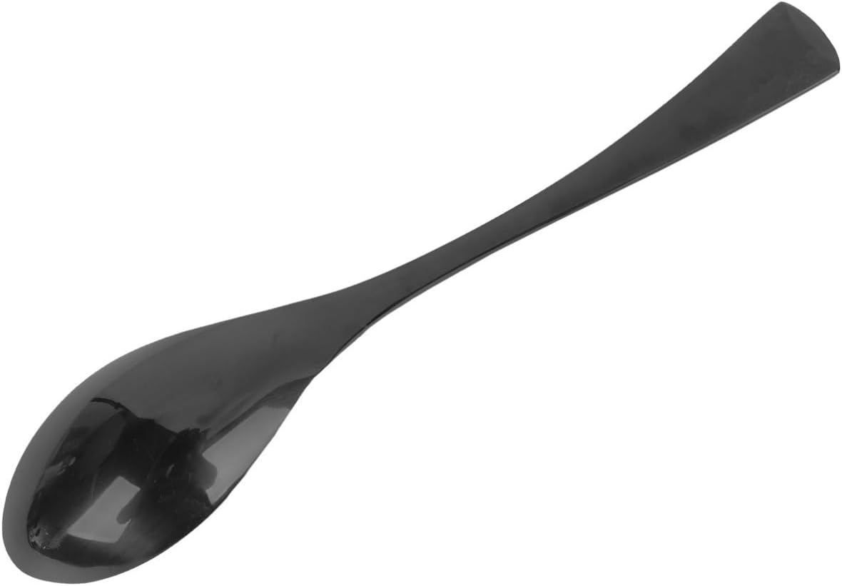 Black Titanium Plated Stainless Steel Table Spoon, Mirror Finish