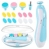 NECOTT Baby Nail Clippers with Light, 20 in 1 Electric Nail File Kit Nail Trimmer, Automatic Safe-St