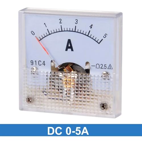 Milliampèremètre 100mA CC ampèremètre analogique 91C4 de 45mm