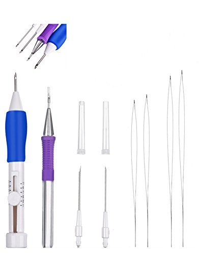 3 Size Embroidery Stitching Punch Needle Set Craft Tool for Embroidery Threaders DIY Sewing by jia jia trade