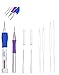 Jia Jia Trade 3 Size Embroidery Stitching Punch Needle Set Craft Tool for Embroidery Threaders DIY Sewing