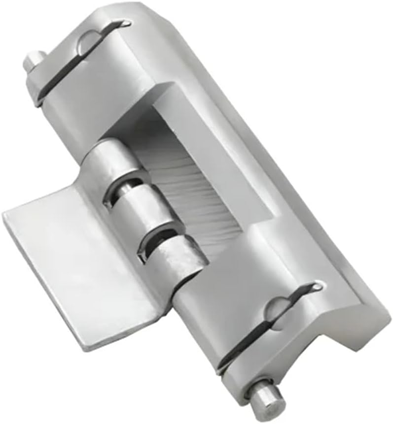2PCS 304 Stainless Steel Industrial Cabinet Clamp Hinge with Screw Fixed Hardware Cabinet Connector(2pcs-Stainless-A)