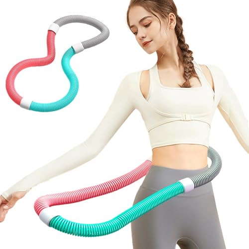 1.5kg フラフープ ソフトフラフープ フラフープダイエット 柔らかい スプリング 有酸素運動脂 脂肪燃焼 筋トレ 静音 無臭 腰に優しい ウエスト/背中/脚/胸 Nexorama (45kg〜90kgの方へ)