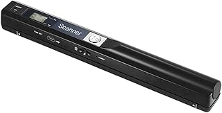Document Scanner A4 Scaner Portable Mini Document Scanner, JPG/PDF Format Document Image Iscan Handheld Scanner, A4 Book Text Scanner LCD Display (Color : Nero, Size : 1)