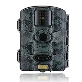 Bestok Trail Game Camera 16MP 1080P Waterproof Hunting Scouting Cam Motion Activated Night Vision 65ft/20m No Glow IR LEDs for Wildlife Monitoring