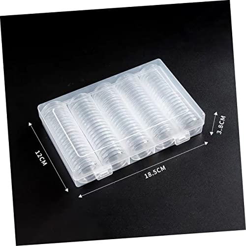 Cajas para monedas VILLCASE pack 100 piezas transparentes miniatura 4