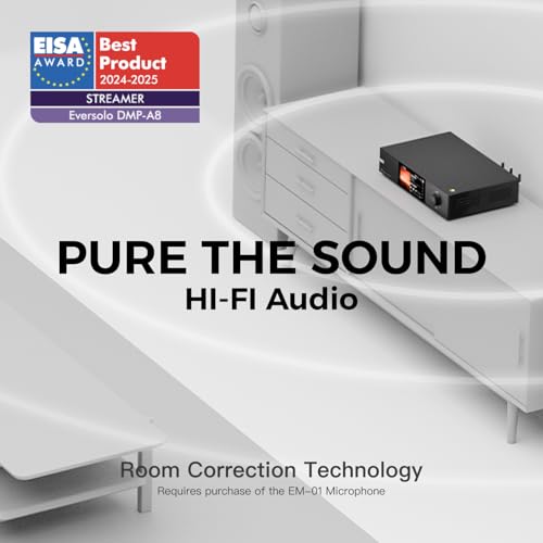 Eversolo Streamer de música DMP-A8, DAP, DAC, pré-amplificador, 4GDDR4 +64GeMMC AK4191EQ+AK4499EX, e
