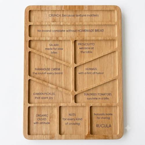 Tabla de Cortar y Servir Reversible de Madera RUCULA miniatura 1