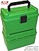MTM H50-RM Deluxe 50-Round Rifle Ammo Box 220 Swift 22-250 243 308 Win, Green