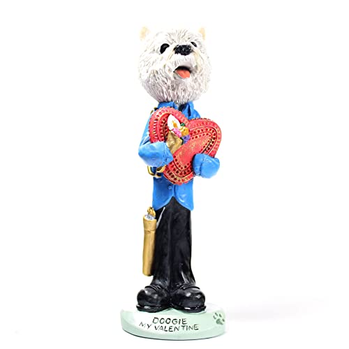 Conversation Concepts West Highland Terrier Dog Figurine for Valentine’s Day | Doggie Collectible Figurine | 131 Piece Collection