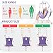 Ehucon Universal Full Body Patient Lift Sling,Thickened Medical Sling for Transfer,Bed Positioning and Lifting,Transfer Sling for Elderly,Disabled,Bedridden-500LBS (Purple, Large)