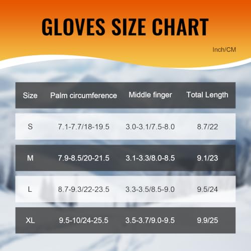 Cevapro Winter Gloves for Men Women Warm Touchscreen Running Gloves - image 7