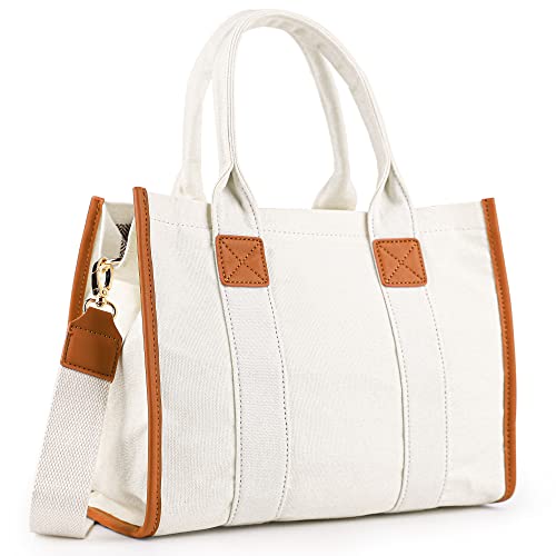 Canvas Tote Bag for Women Top Handle Handbag Crossbody Tote Bag f...