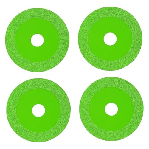 Disco de molienda de losas de roca, 4pcs de placa de roca de 10 cm, cuchilla de molienda plana, disco indestructible, cuchilla de corte de molienda, disco de corte de vidrio para molinillo de ángulo,