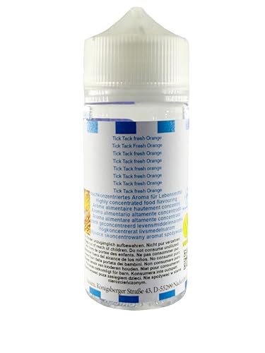 Tick Tack fresh Orange arôme concentré Sasami 100 ml - 5