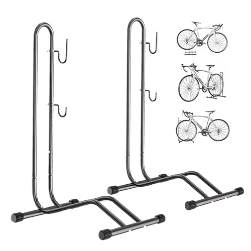 Kegoupdys Bike Floor Stand 2 Pack for 2 Bikes
