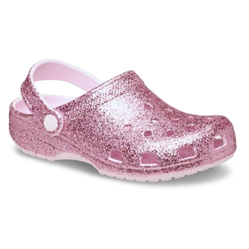 Crocs Classic Chunky Glitter Sabots Enfants Sandstone - vue 10