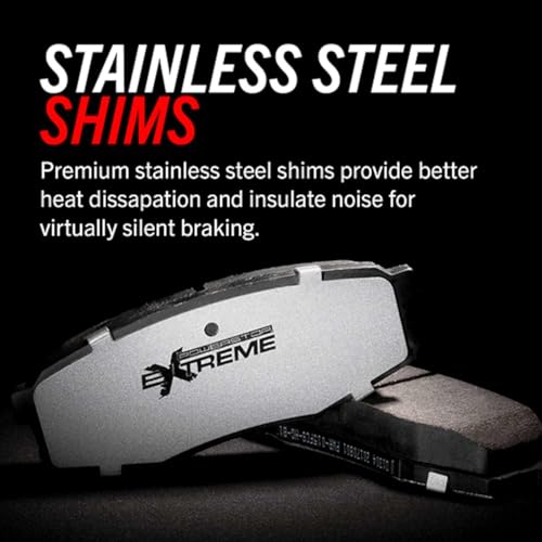 Image of PowerStop Z26 Performance Carbon Fiber Ceramic Brake Pads Front Z26-2516 | Ford Mustang 2024-25 Carbon Fiber Ceramic Brake Pads + Installation Hardware
