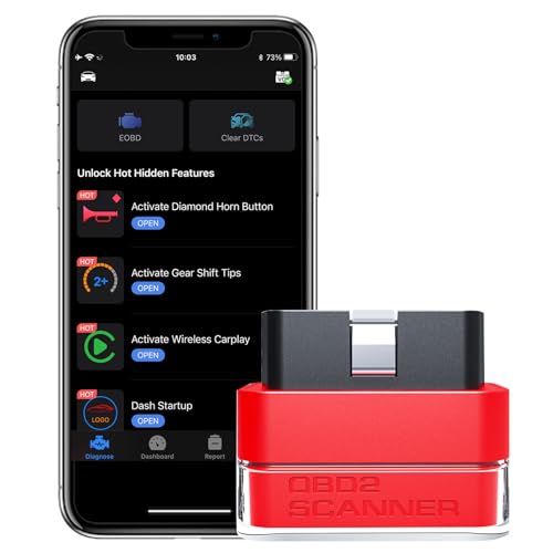 Tabscan OBD2 Scanner for Porsche, Benz, Ford, VW, Audi, Bluetooth