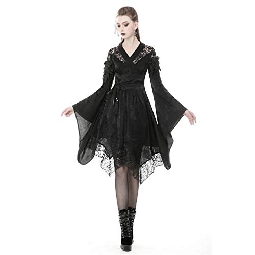 Dark In Love Mini robe kimono - Noir - Small Cover