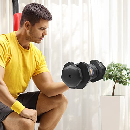 Givimo Adjustable Dumbbell 50Lb Single Dumbbell For Men And Women With Anti-Slip Metal Handle,Fast Adjust Weight By Turning Handle,16 In 1 Free Weights Dumbbell With Tray Suitable For Full Body Workout Fitness #TOP1