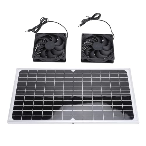 Ventilateur d'extraction à énergie solaire Walmeck pour maison d'animaux
