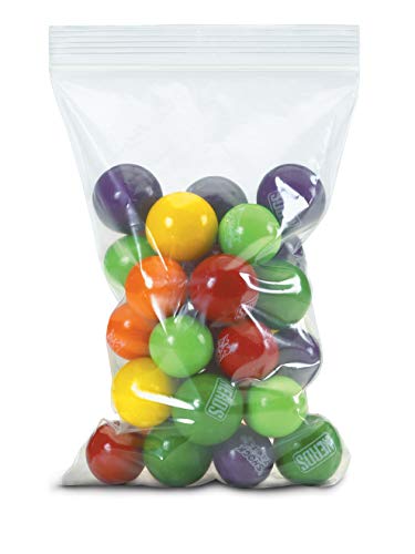 Aviditi 7" X 5", 2 Mil, Clear, Self-Seal Zipper Plastic Poly Bags, Bulk Pack Of 1000 #TOP2