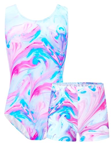 Image of TENVDA Girl's One Piece Swimsuit Sparkle Sleeveless One-Piece Bathing Suits Swimwear for Kids 2-12 Years Old