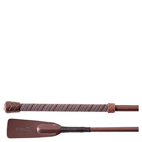 Cravache de saut d'obstacle chic couleur marron en longueur 70 cm