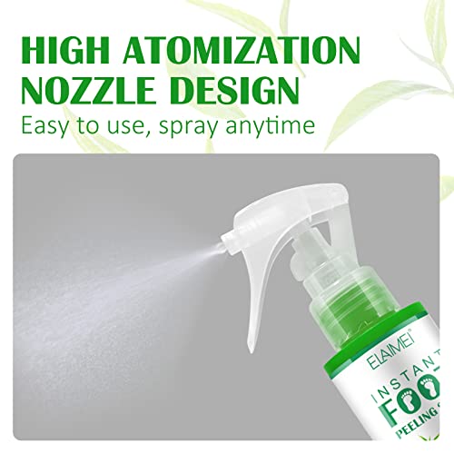 Spray hidratante para os pés de chá verde – remove a pele morta em segundos