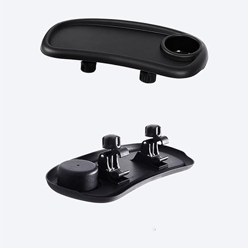 Miniatura 2 de Leadigol Bandeja de aperitivos para cochecito con soporte para tazas, mesa de cena para cochecitos de bebé, práctica bandeja para cochecito,