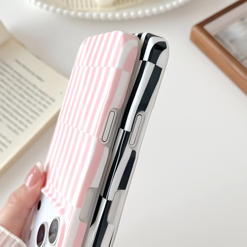 Coque iPhone 17 Pro Max antichoc et mince en silicone souple rose