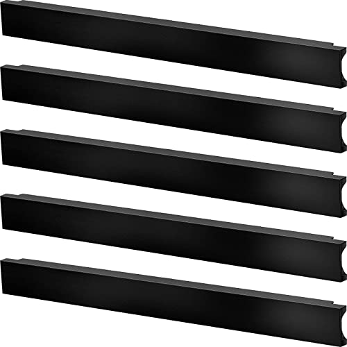 Dunzy 10 Pcs 1u Blank Panel 1u Rack Blank Disassembled Plastic Mount Blanking Panel for 19 Inch Server Rack Cabinet or Enclosure, Black