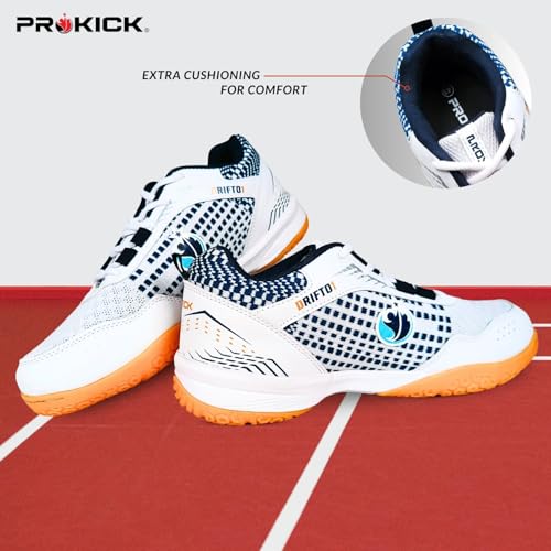 Image of Prokick Drift01 Badminton Shoes Shuttle Non Marking Shoes for Badminton Anti Skid Breathable Badminton Shoes for Men Ideal for Badminton, Squash, Volleyball, Pickleball