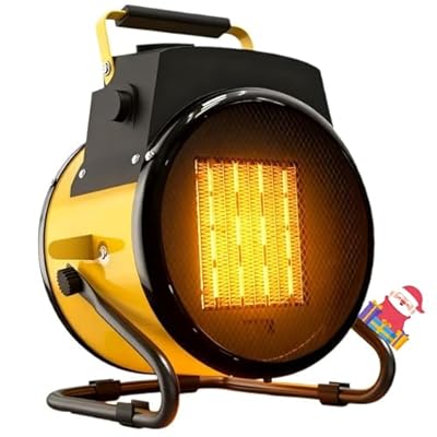 Karveden Outdoor Heater for Patio, Portable Heaters for Outdoor Use, Fast Heat PTC Ceramic Portable Heaters, Overheat, 3-Mode Electric Heater for Greenhouse, Outside, Garage, Deck & Patio