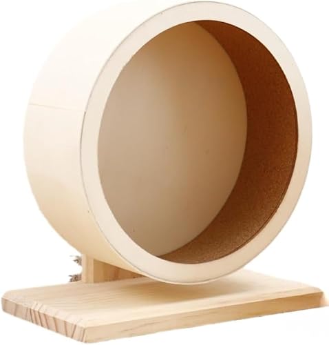 Rutexc 小動物用サイレント回し車 天然素材ハムスター用 運動不足解消ストレス解消 静かランニング