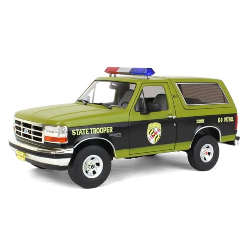 Modelo a escala 1:18 Bronco Maryland State Police K-9 Patrol