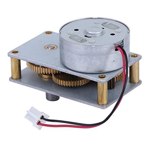 Motor de CC con Caja de Engranajes de Metal, 3-12V, Reductor de Velocidad Reversible, 27 RPM, 6V