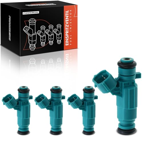 Frankberg 4x Einspritzventil Injektor Kompatibel mit i20 PB PBT 1.2L Benzin 2008-2012 Replace# 35310-03000