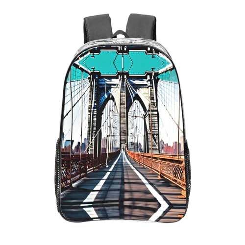 Sac à dos transparent Brooklyn Bridge idéal pour passer la sécurité sans stress
