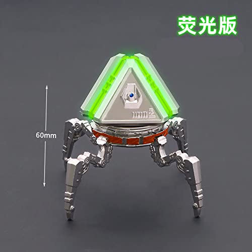 Qisuo Apex Legends Games Metal Heirloom Weapons Rotatable Unboxing Robot Foldable Model Action Figure Toys Gift Fluorescent Version, Green #TOP1