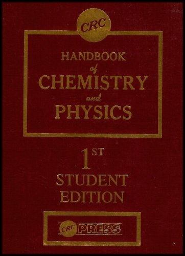 CRC Handbook of Chemistry and Physics 1st Stude... B001KANDYY Book Cover
