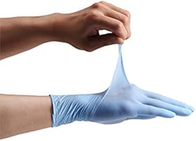 ショーワグローブ 【パウダーフリー】No.881 ニトリスト・フィット 100枚入 ブルー Sサイズ 1函