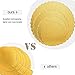 EKKONG Cake Boards, Sheets for Cake Base Ø 6+8+10+12 Inch Diameter - 4 Pieces (Gold)